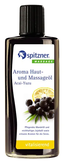 Spitzner Aroma Haut- und Massageöl vitalisierend, Acai- Yuzu 190 ml