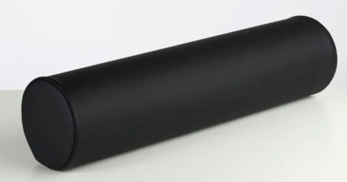 Nacken- und Knierolle 50 × Ø 10 cm in elegantem Schwarz