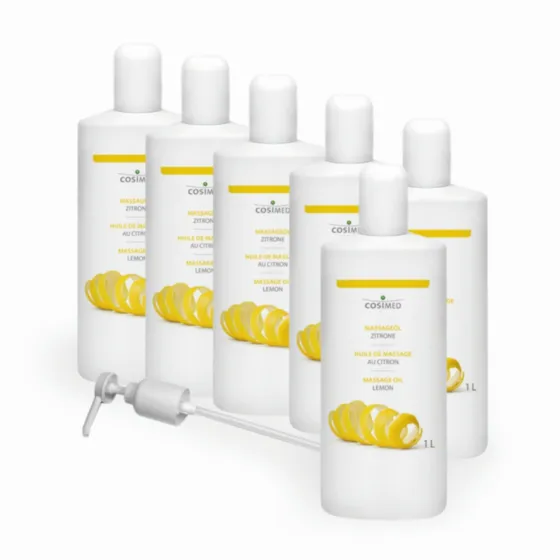 cosiMed Massageöl Zitrone 6x1000 ml