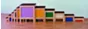 Hockertreppe bunt