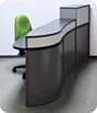 Empfangstheke mit ergonomischem Design