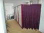 Tageslichttrennwand / Kabinentrennwand mit Vorhang