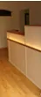 Empfangstheke in Holzoptik 