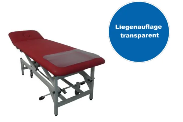 Liegenauflage transparent