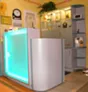  Empfangstheke 150 x 80 cm mit LED Beleuchtung
