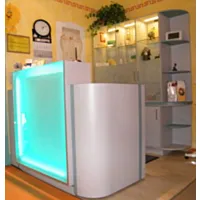  Empfangstheke 150 x 80 cm mit LED Beleuchtung