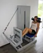 Beinpresse variabel sitzende Funktion
