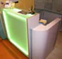  Empfangstheke 150 x 80 cm mit LED Beleuchtung