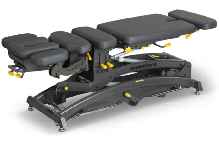Lojer Therapieliege Manuthera 242 Carbon Seitenansicht