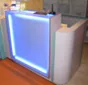 Empfangstheke 150 x 80 cm mit LED Beleuchtung