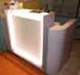  Empfangstheke 150 x 80 cm mit LED Beleuchtung