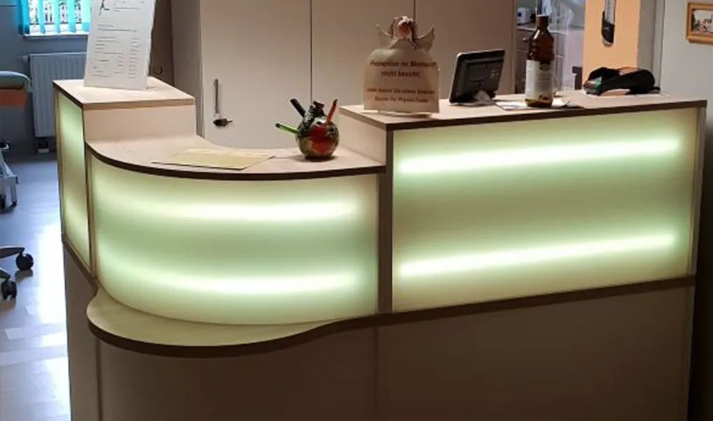 Empfangstheke klein Funktionalität - Secona Conrad